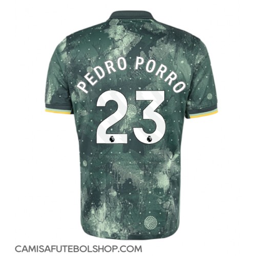 Camisa de time de futebol Tottenham Hotspur Pedro Porro #23 Replicas 3º Equipamento 2024-25 Manga Curta